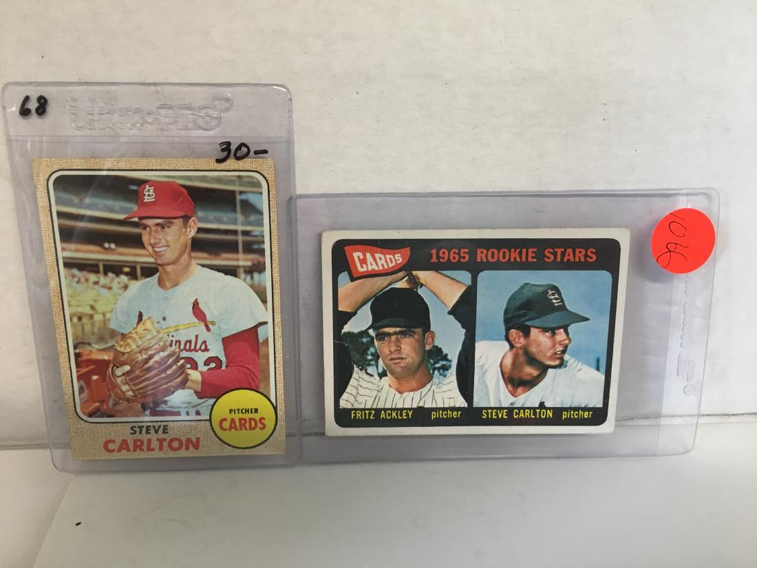1965 Topps Steve Carlton Rookie Card 1968 Topps
