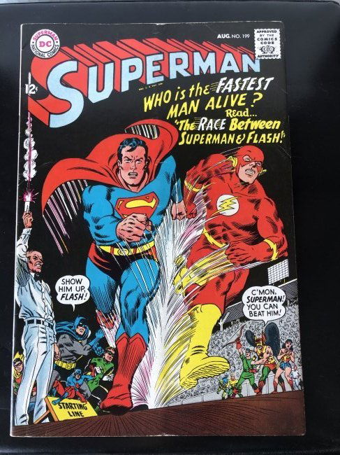 Superman #199 8/67 DC Comics (1 of 2)