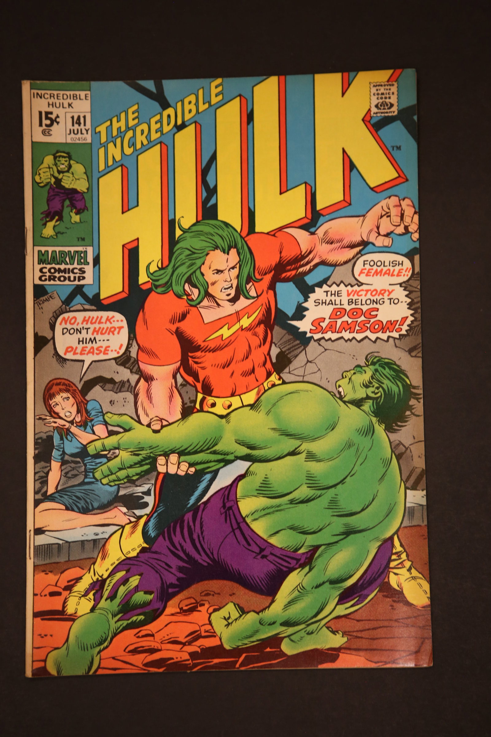 Hulk #141 First Sampson: Nice