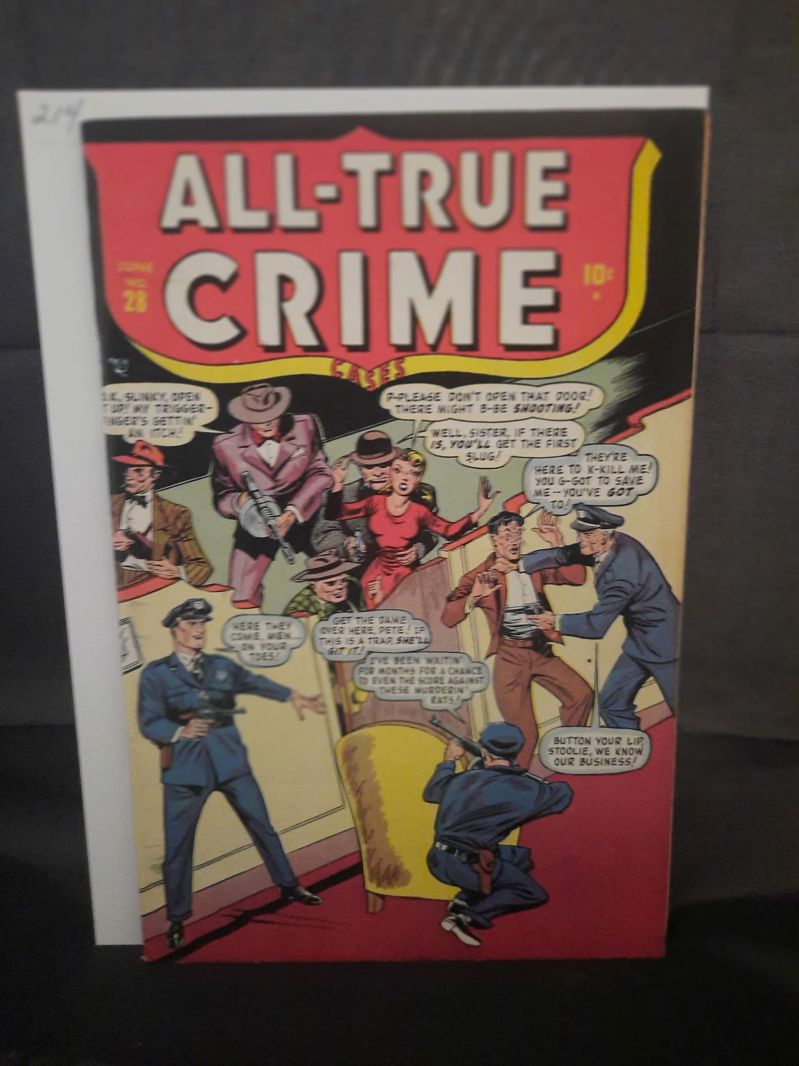 All-True Crime #28 , 1948, Golden Age, pre-code, sharp book, cgc it, hard to find (1 of 2)