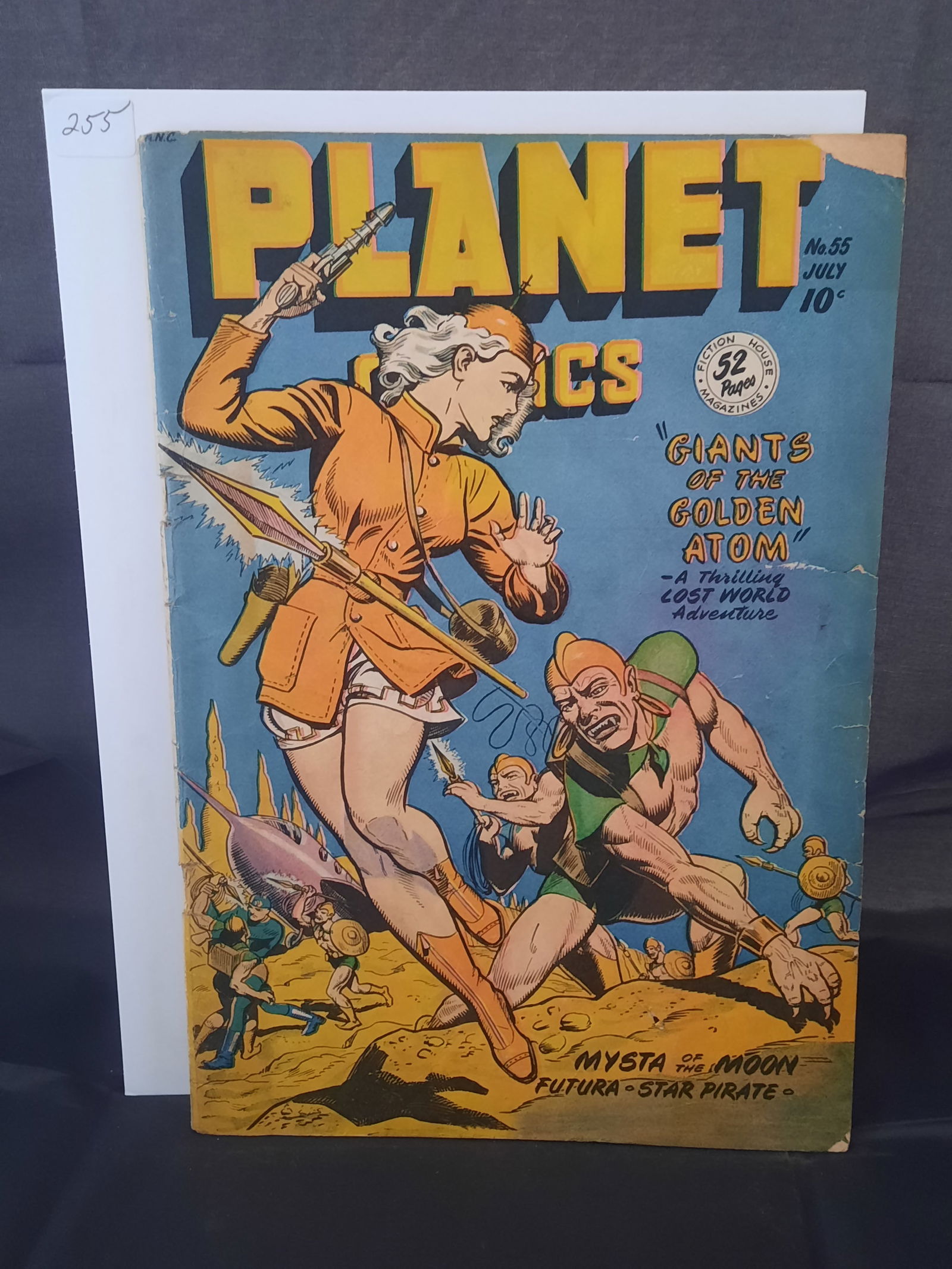 Planet Comics #55 July, 1948, golden age, Giants of the Golden Atom (1 of 2)