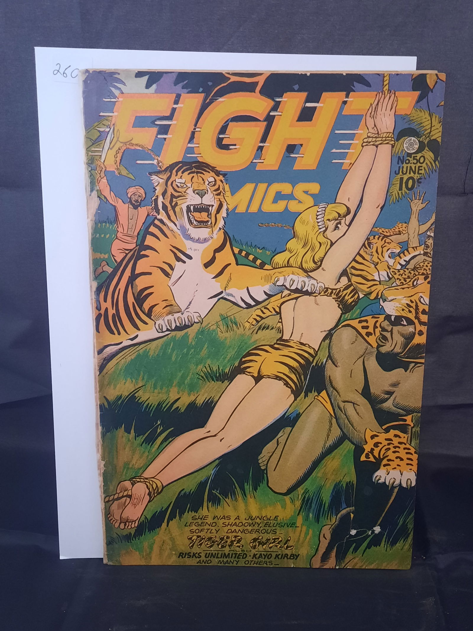 Fight Comics #50, 1947, Golden Age Bondage Cover, HOT HOT HOT (1 of 2)