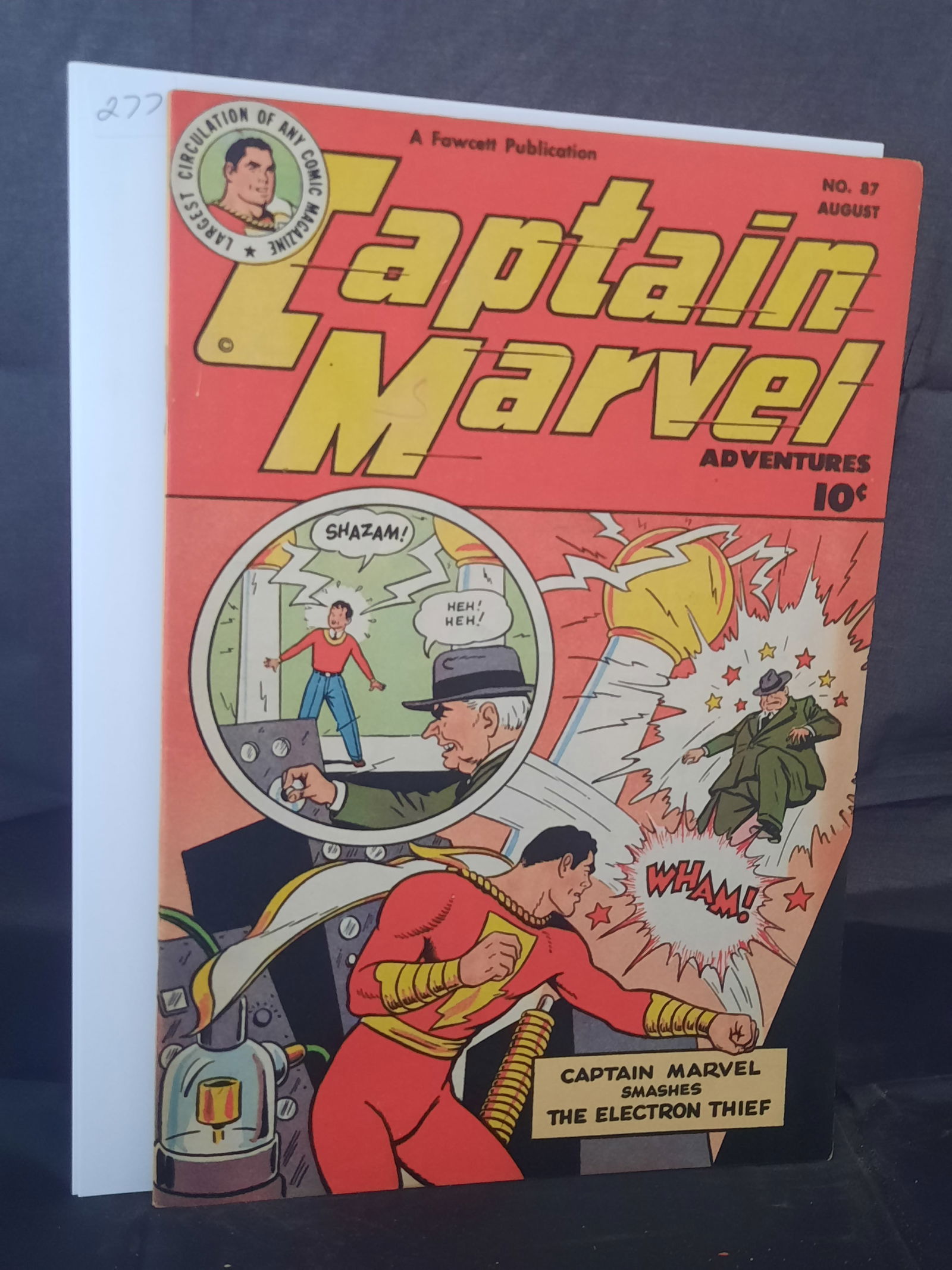 Captain Marvel Adventures #87,1948, golden Age, "The Electron Thief" (1 of 2)