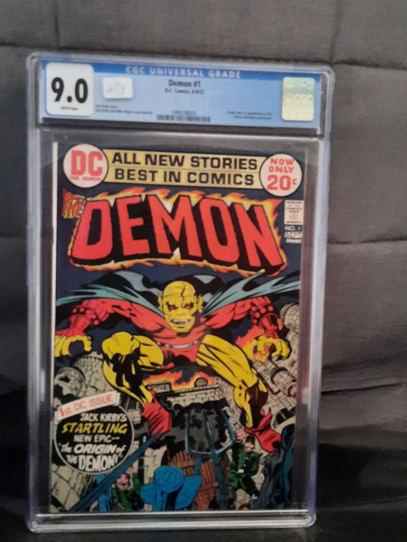 The Demon 1 cgc 9.0, 1972, Origin and 1st App of the Demon, key (1 of 2)