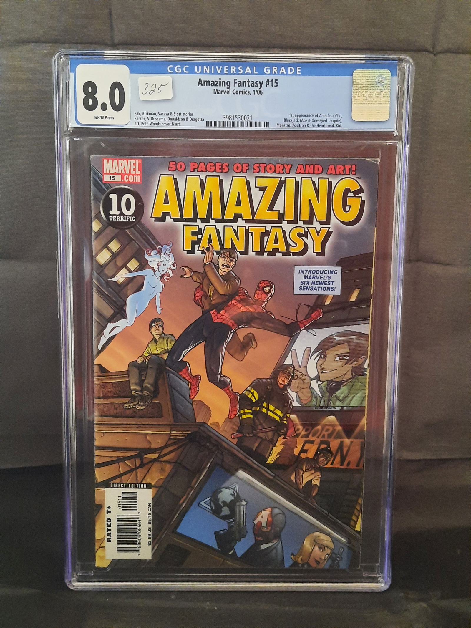 Amazing Fantasy #15 cgc 8.0, 2006, 1st App of Amadeus Cho (1 of 2)