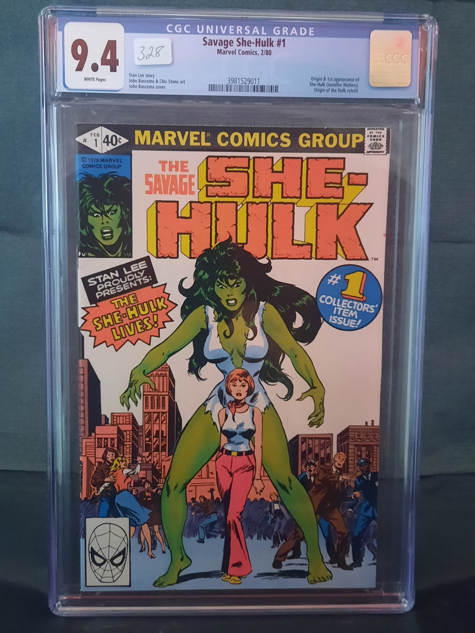 Savage She-Hulk #1 cgc 9.4, 1980, Origin and 1st App of She-Hulk: Nice!