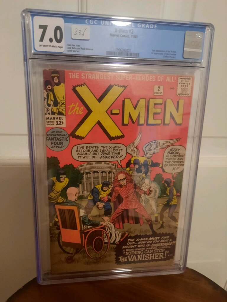 X-Men #2 cgc 7.0 , 1963, 1st App of the Vanisher, 2nd App of the X-Men (1 of 2)