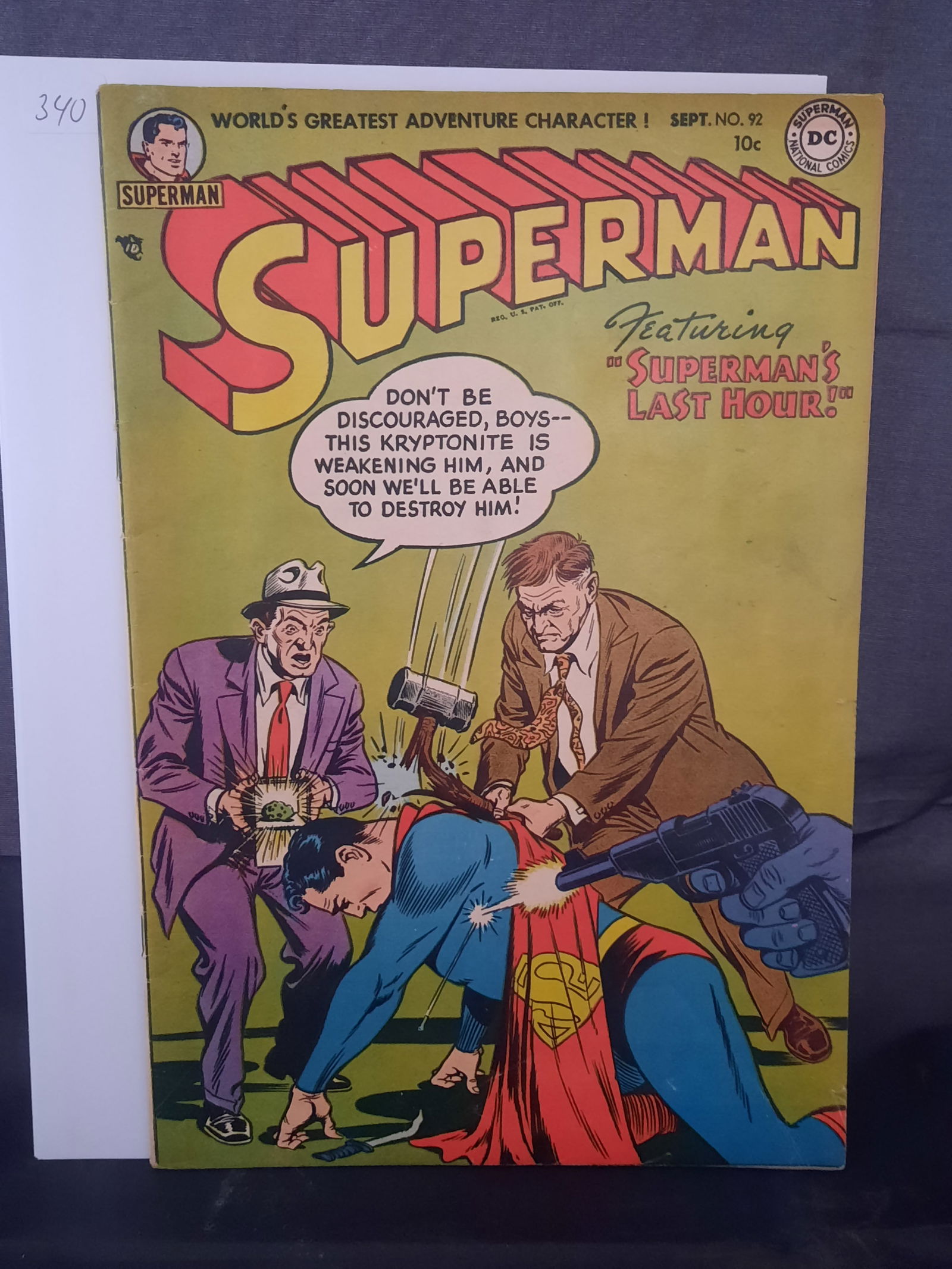 Superman #92, 1954, "last Hour" (1 of 2)
