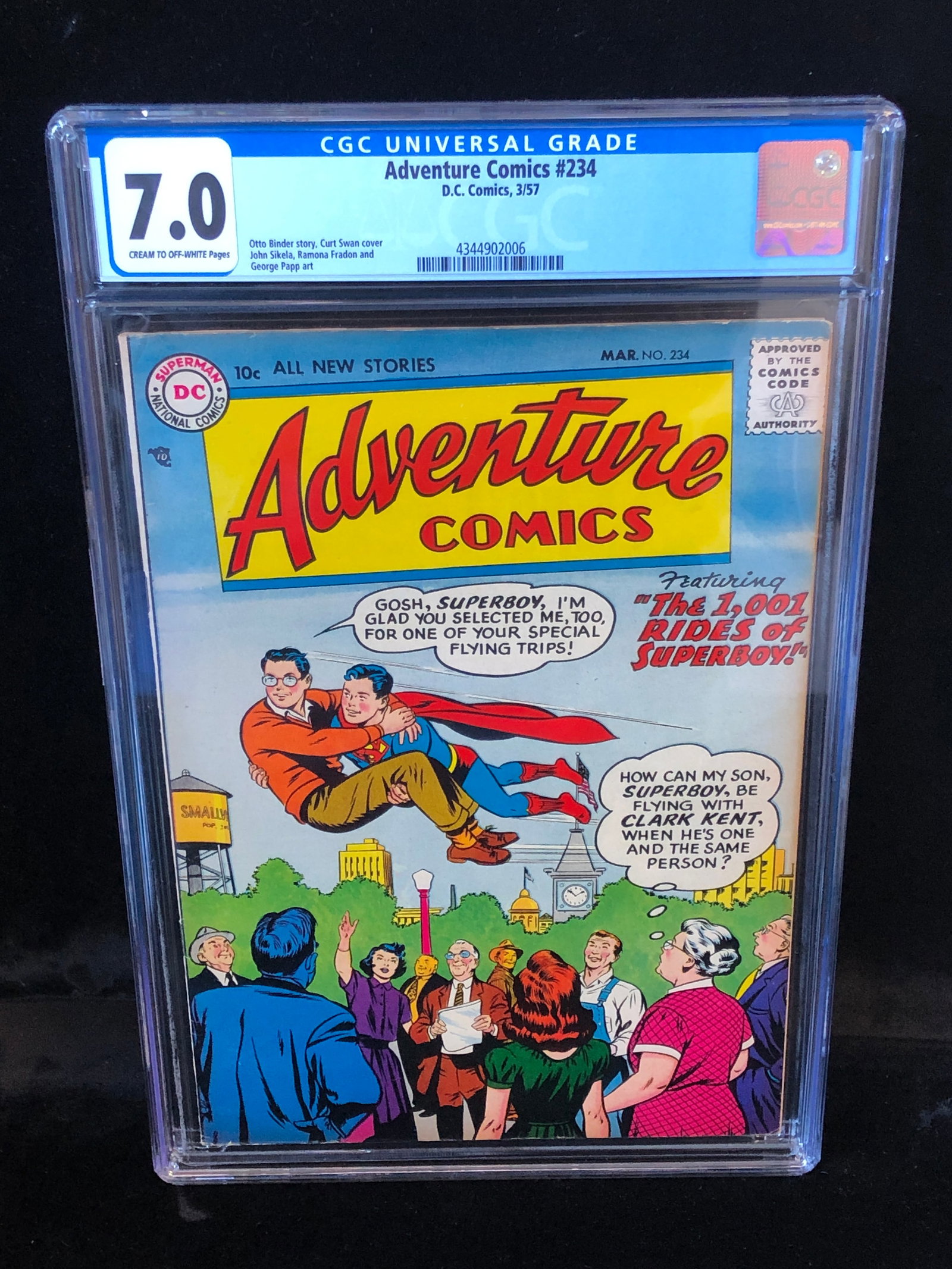 Adventure Comics #234  DC Comics 3/57 CGC 7.0 (1 of 2)