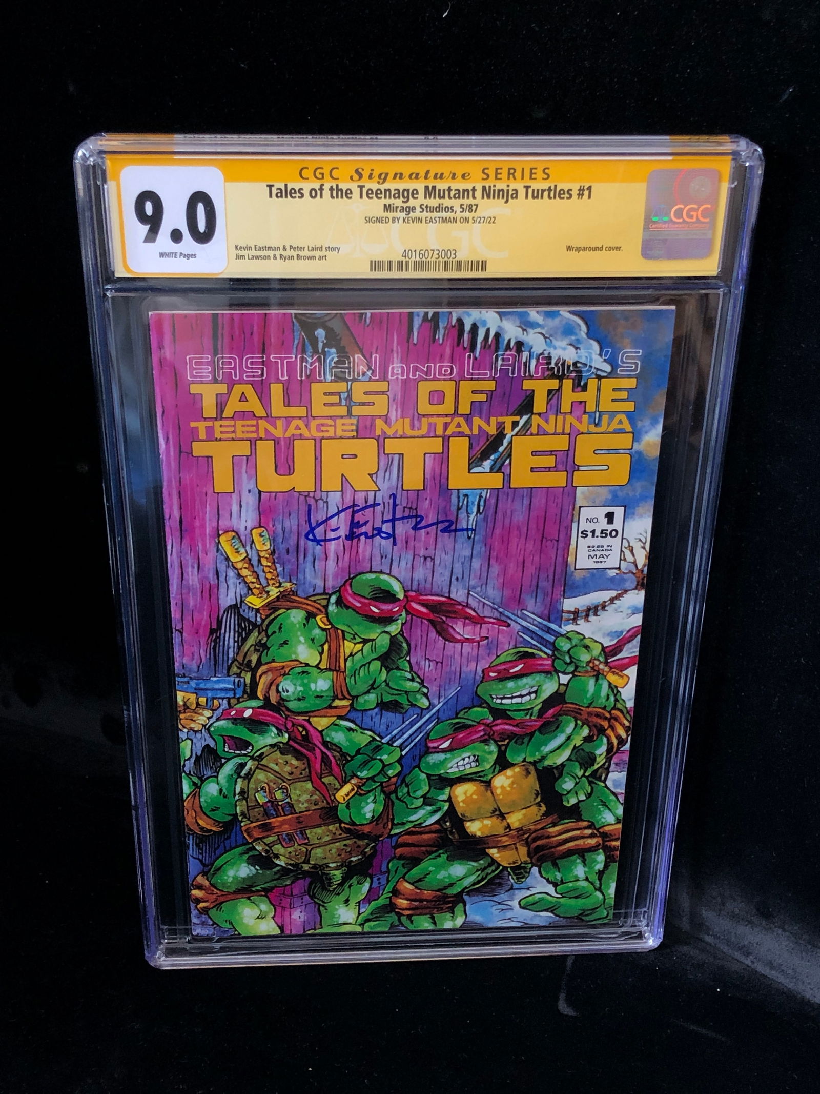 Tales of the Teenage Mutant Ninja Turtles #1 Mirage Studios 5/87 CGC Signature Series 9.0 (1 of 2)
