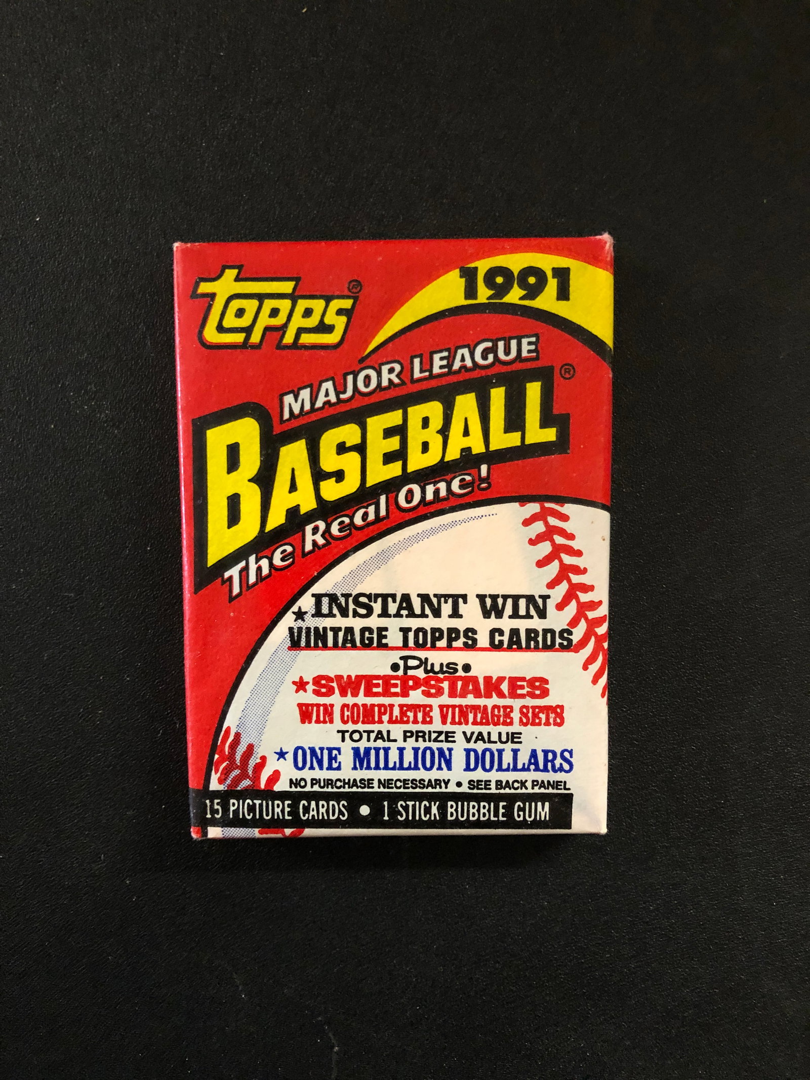 1991 Desert Shield Unopened Pack. Very Rare!: These are 100% un-searched packs! Almost all the ones ever offered are searched. Possible Chipper Jones RC PSA 10?