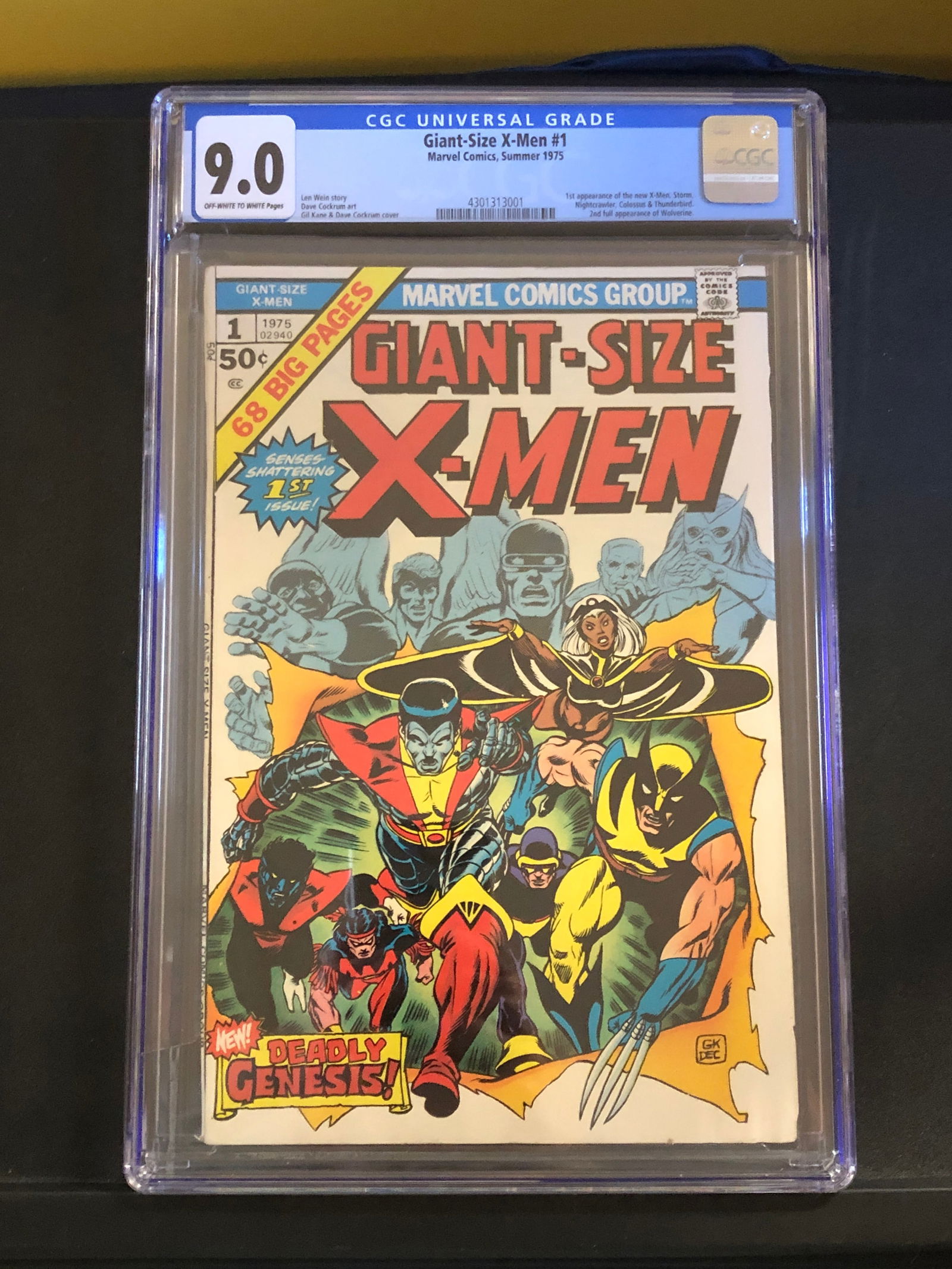 Giant-Size X-Men #1 Marvel Comics Summer 1975 CGC 9.0. (1 of 2)