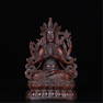 CHINESE HARDWOOD SEATED GUANYIN
