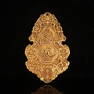 CHINESE GILT BRONZE ABSTIANANCE PLAQUE