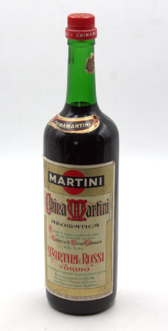 MARTINI - Bottle of China Martini 1970: Bottle of China Martini, bark of China Calissaia from Martini and Rossi, Turin. 1970