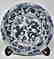 Large Chinese Yuan Dynasty Blue and White Charger