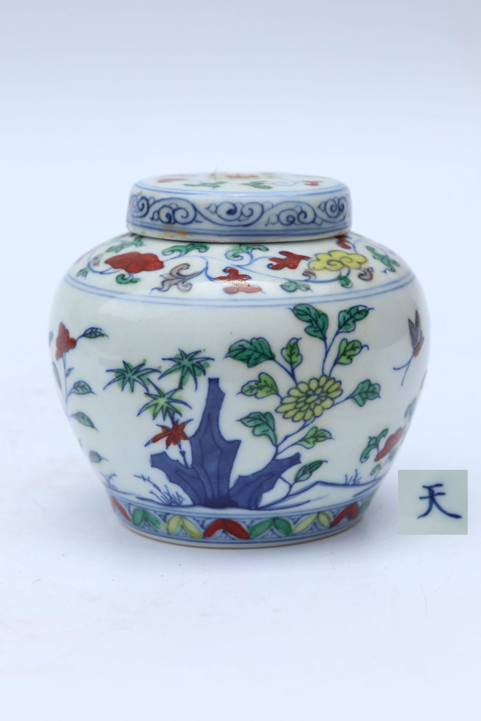 Chinese Ming  Chenghua,DuoCai Jar (1 of 7)