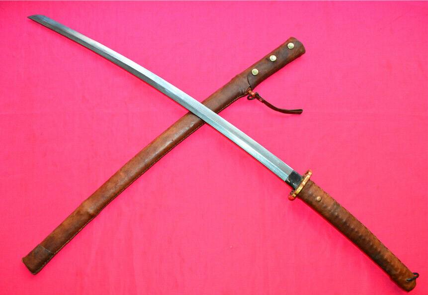 Japanese Cavalry Saber Sword Samurai Katana Folded (1 of 11)
