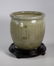 Qing Dynasty Qianlong White Jade Carved celadon hued