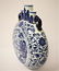 Qing Qianlong Blue and White Moonflask Porcelain Vase - 6
