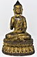 Qing Dynasty Qianlong Gilt Bronze Seated Buddha