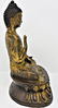 Qing Dynasty Qianlong Gilt Bronze Seated Buddha - 5