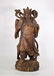 Large Song Dynasty Temple Gilt Camphor Wood Carving God - 3