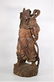 Large Song Dynasty Temple Gilt Camphor Wood Carving God - 4