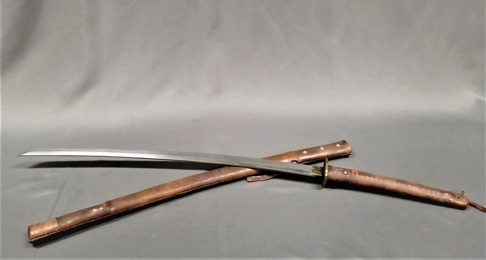 apan WWII Military Samurai Sword Katana sheath W/ Sign (1 of 13)