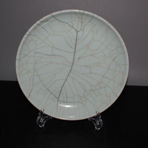 Ming Ge Kiln Crackle Glaze Porcelain Plate (1 of 8)