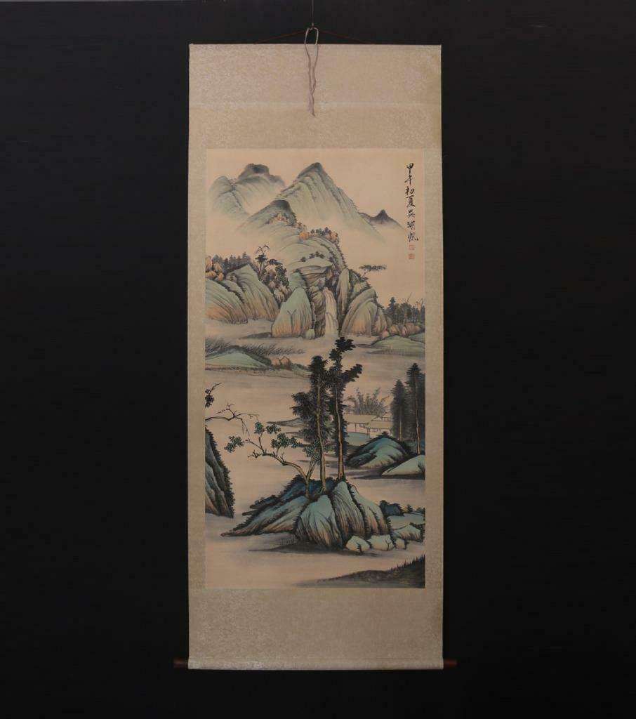 Chinese Hand-painting Painting Scroll Wu Hufan (1 of 10)