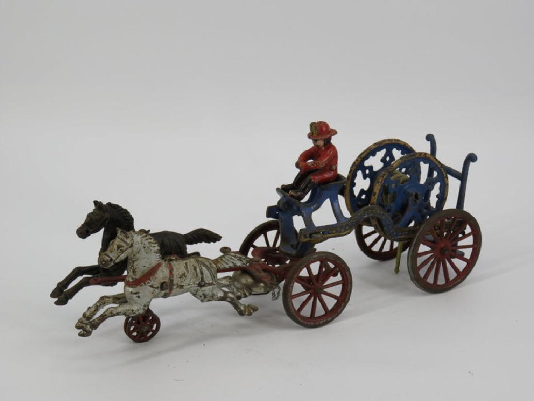 Hubley 2 horse hose reel with driver (1 of 3)