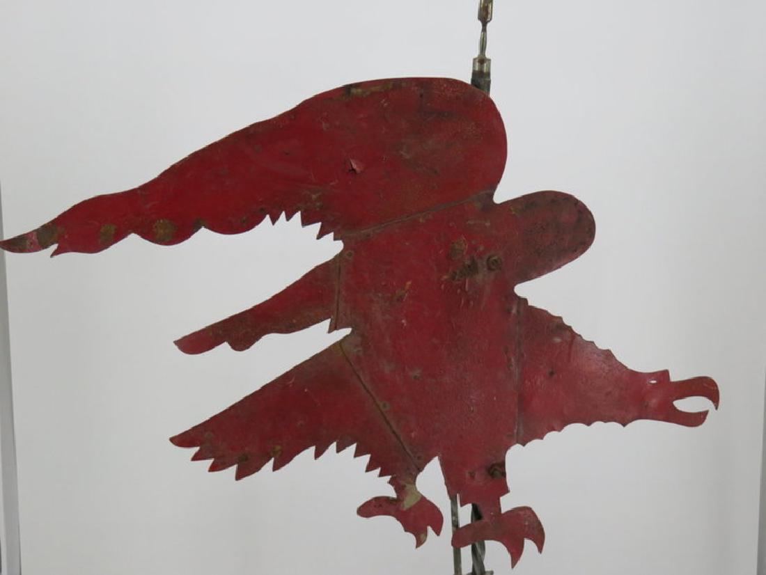 Painted steel eagle vane c. 1900 (1 of 3)