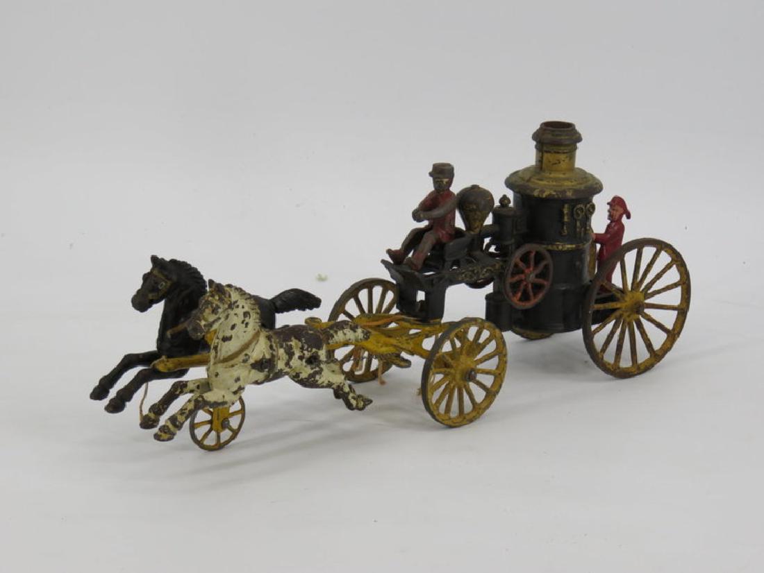 Hubley 2 horse steam pumper c. 1900 (1 of 3)