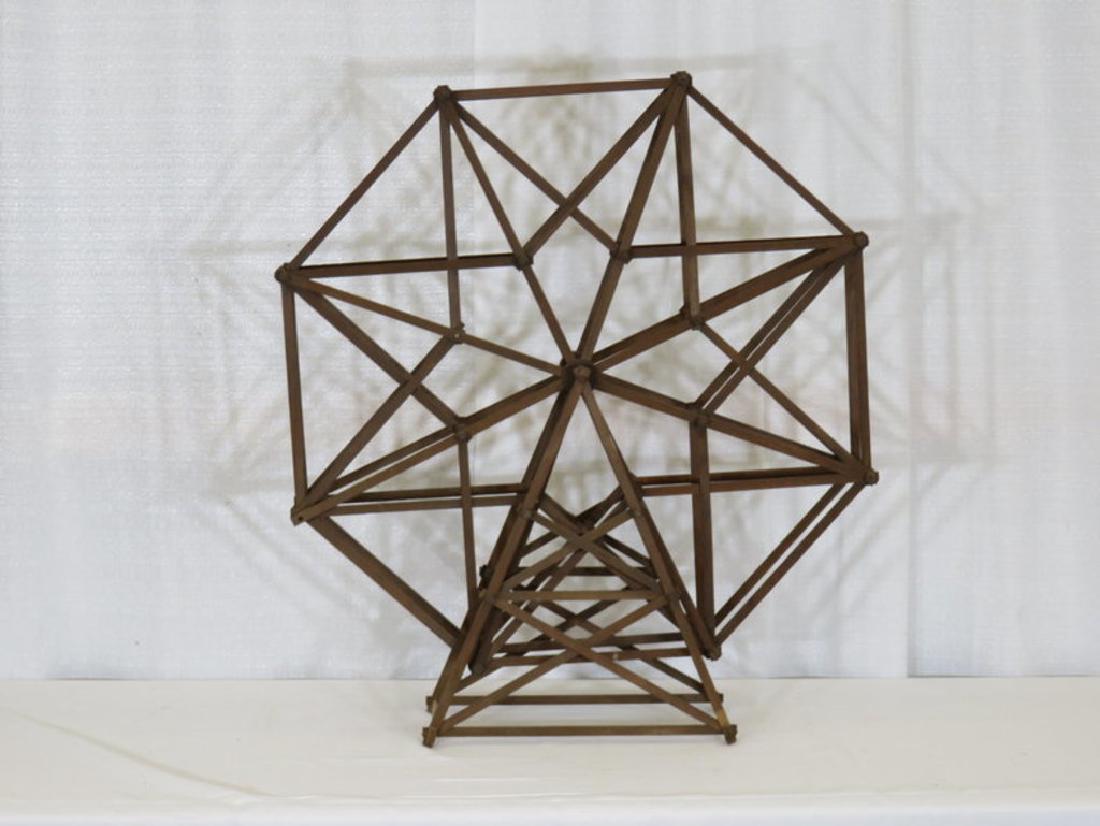 Wood folk art ferris wheel c. 1920 (1 of 3)