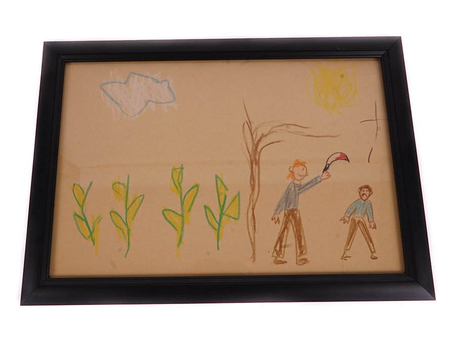Children Of The Corn Framed Drawing (1 of 2)