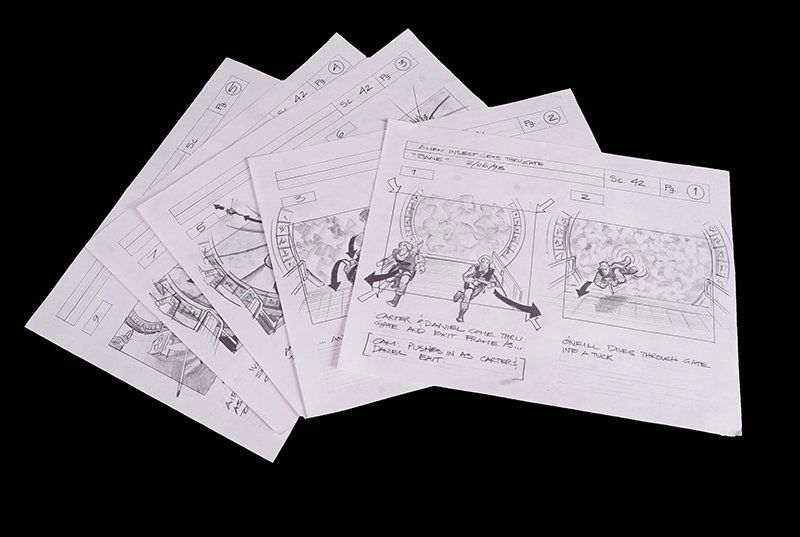 Stargate SG-1 'Bane' Storyboards (1 of 3)