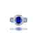 Contemporary, Hexagon, Tanzanite and Diamond, 2.70 TCW