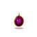 Ruby Star Cabishon, 18 Carat Solitaire, Pendant Bezel