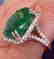 Over 11.5 Ct. Natural Emerald set over 1 carat - 2