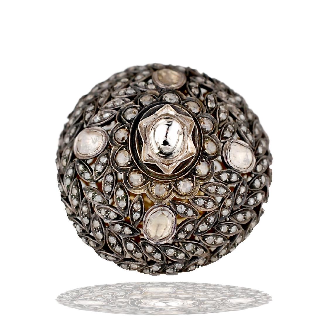 Huge 5.65 TCW, Rose Cut, Ring (1 of 1)