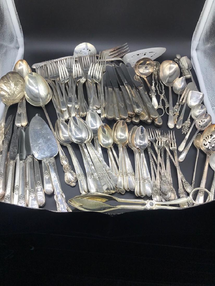 Adoration, 1847 Rogers, Set of 12 Plus, 25 Extra: Adoration, 1847 Rogers, Set of 12 Plus, 25 Extra Serving Items Pattern, Adoration. Silverplate. Manufacturer: 1847 Rogers. Patent date: 1930 Huge opportunity with complete set of 12 plus 25 extra serv