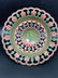 Middle Eastern Enamel, Colorful Peacock Bowl, 9.5 x 3.5
