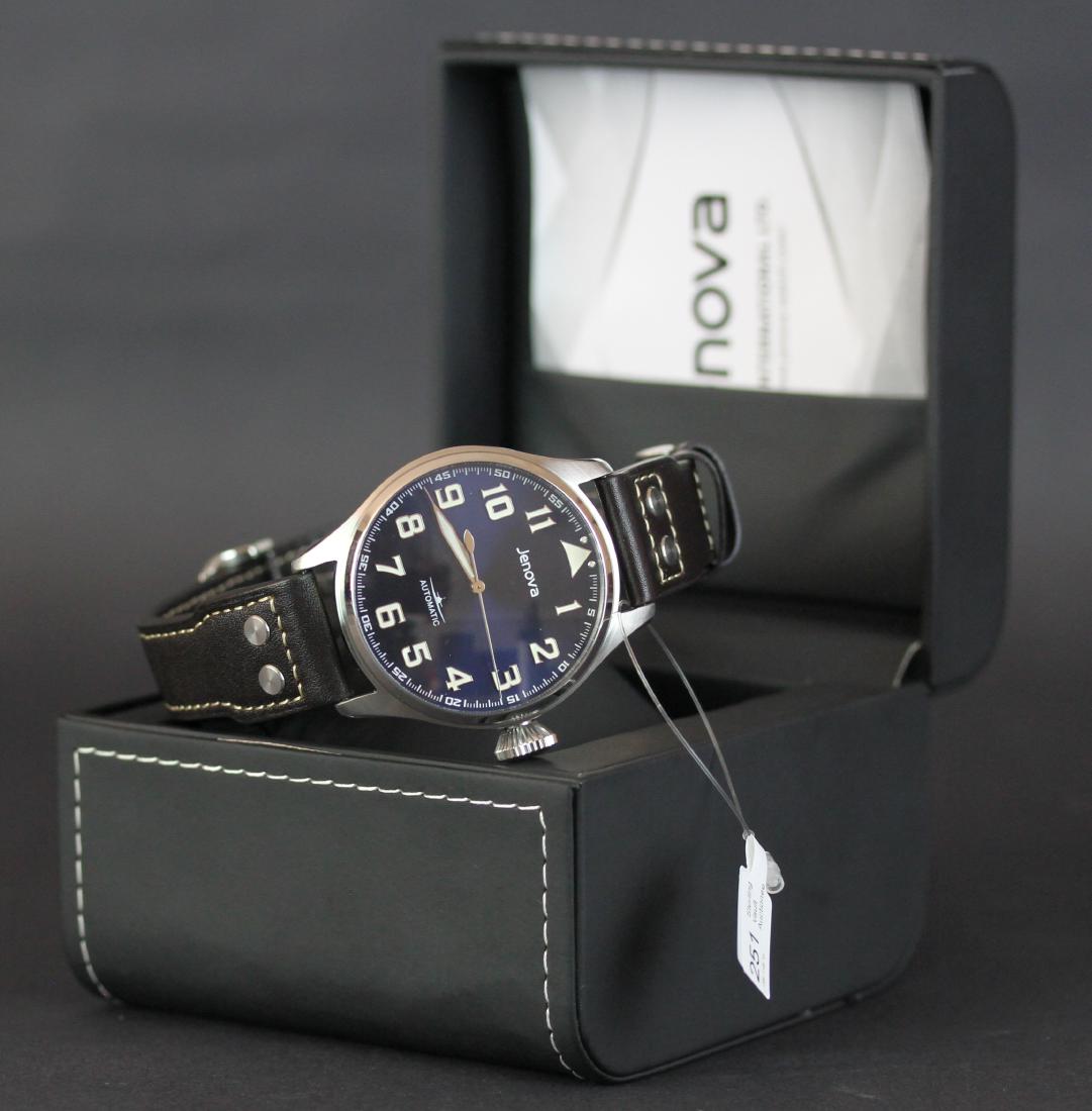GENTLEMEN'S JENOVA BLUE BIG PILOTS WATCH, ETA-2824, (1 of 1)