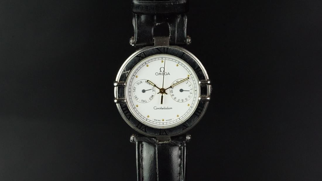 LADIES' OMEGA CONSTELLATION CALENDAR WRISTWATCH, (1 of 1)