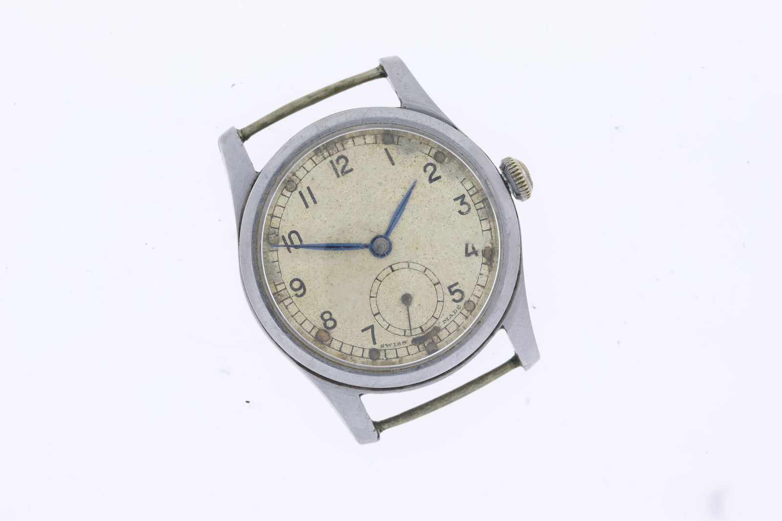 Brand: Vintage Record Model Name: WWII ATP Movement: Manual Wind Dial shape: Circular Dial colour: (1 of 2)