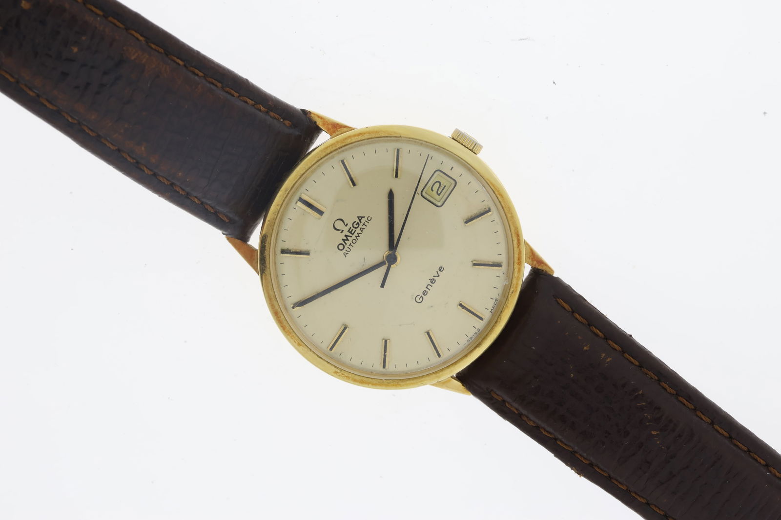 Vintage Omega Geneve 18ct Yellow Gold Reference 162.057 Circa 1972 (1 of 2)