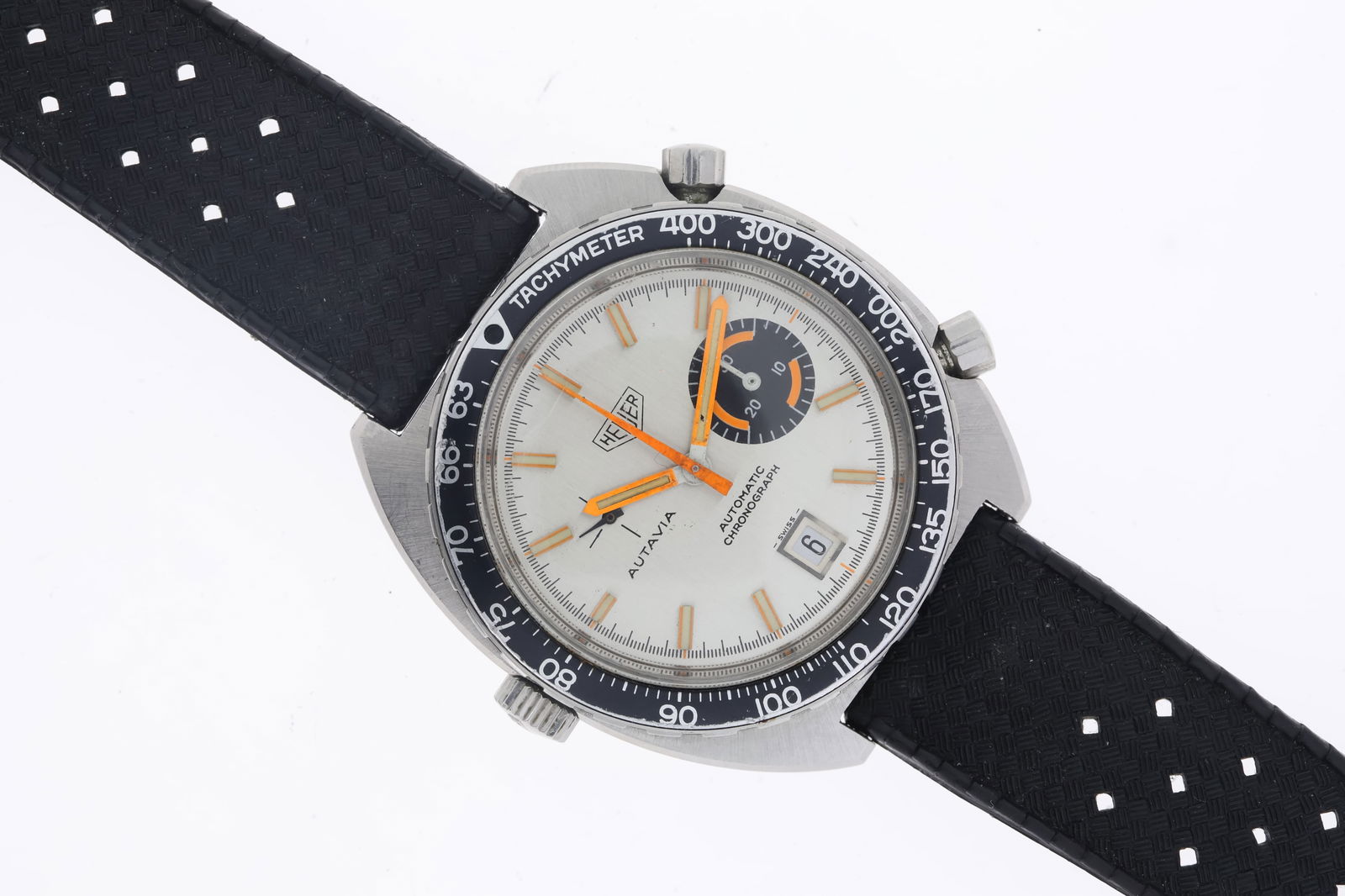Vintage Heuer Autavia 'Orange Boy'  Automatic (1 of 2)