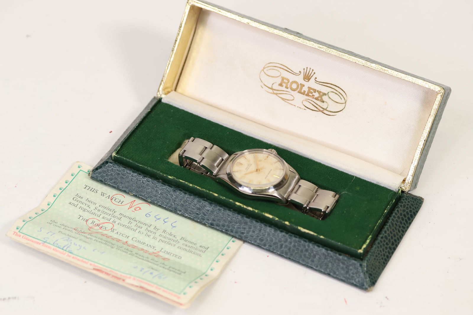 Vintage Rolex Oyster Royal Reference 6444 with box and Papers (1 of 5)