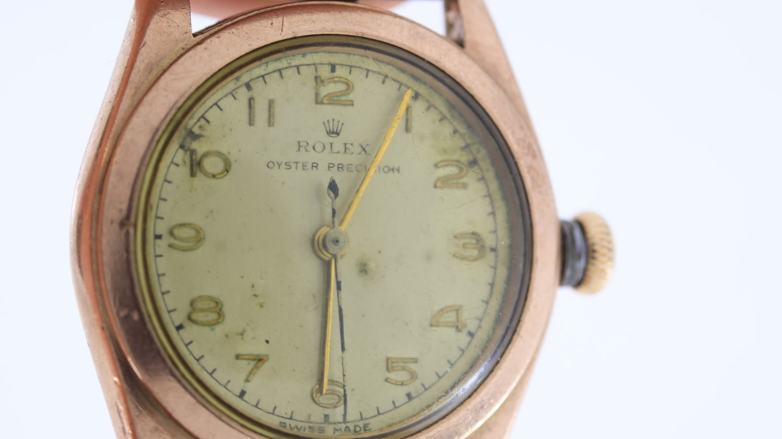 Vintage Rolex Oyster Perpetual Rose gold plated Manual Wind Circa 1940's (1 of 2)